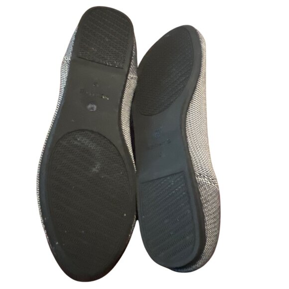 Rothy's Retired The Flat in Black/White Birdseye Print Size 12 - Picture 6 of 7